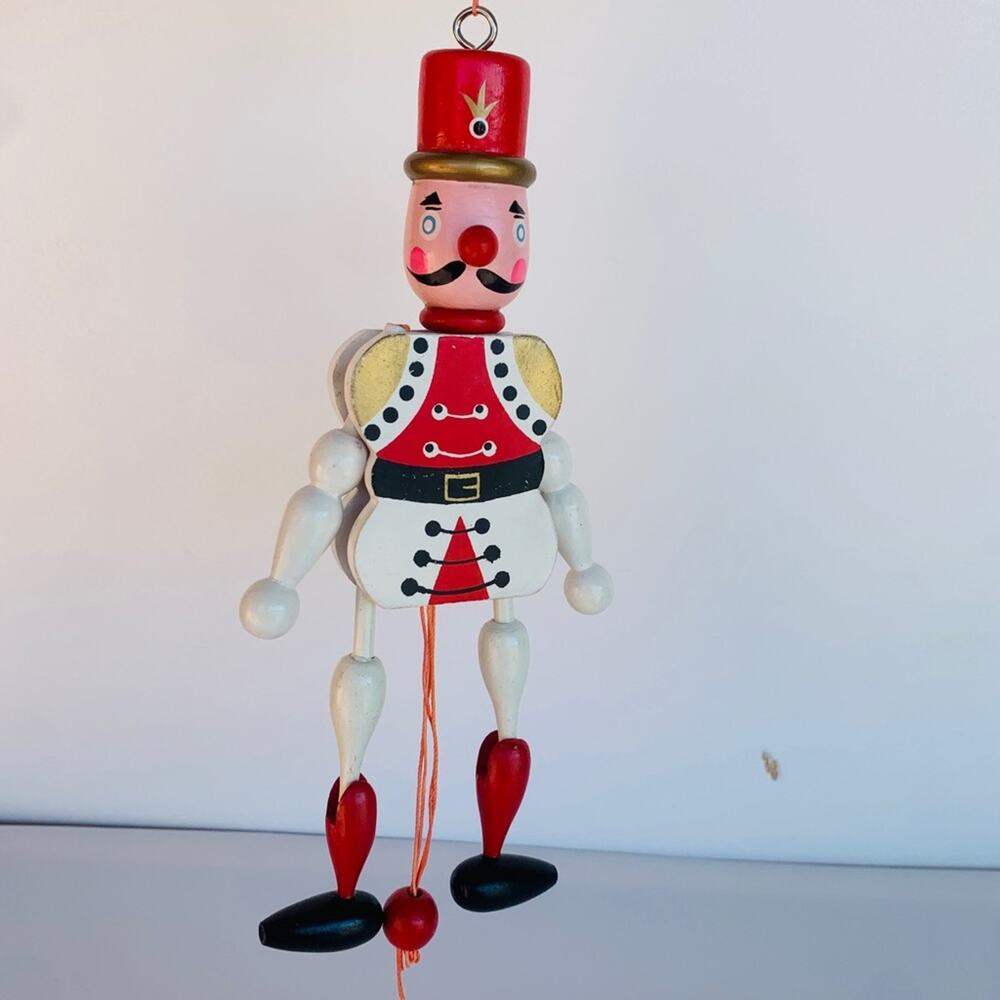 Vintage Wood Soldier Ornament